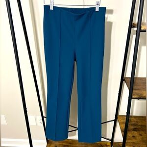 Christian Siriano Teal Boot Cut Pants